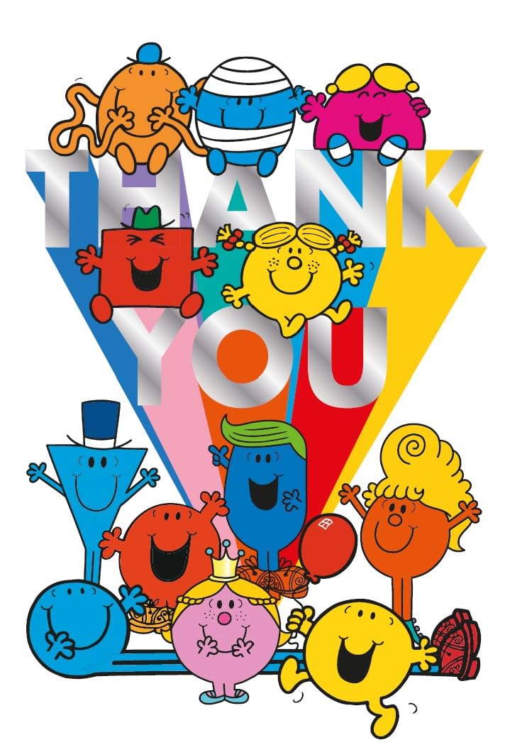 MR MEN AND LITTLE MISS THANK YOU CARD