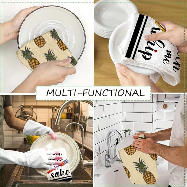 Juego De 2 Toallas De Cocina Modernas De Algodón De 24 X 16 Pulgadas, Estilo Retro, Estilo Bohemio, Sol, Rayos Solares, Fase Lunar, Fase Lunar, Toalla De Mano Para Decoración Bohemia