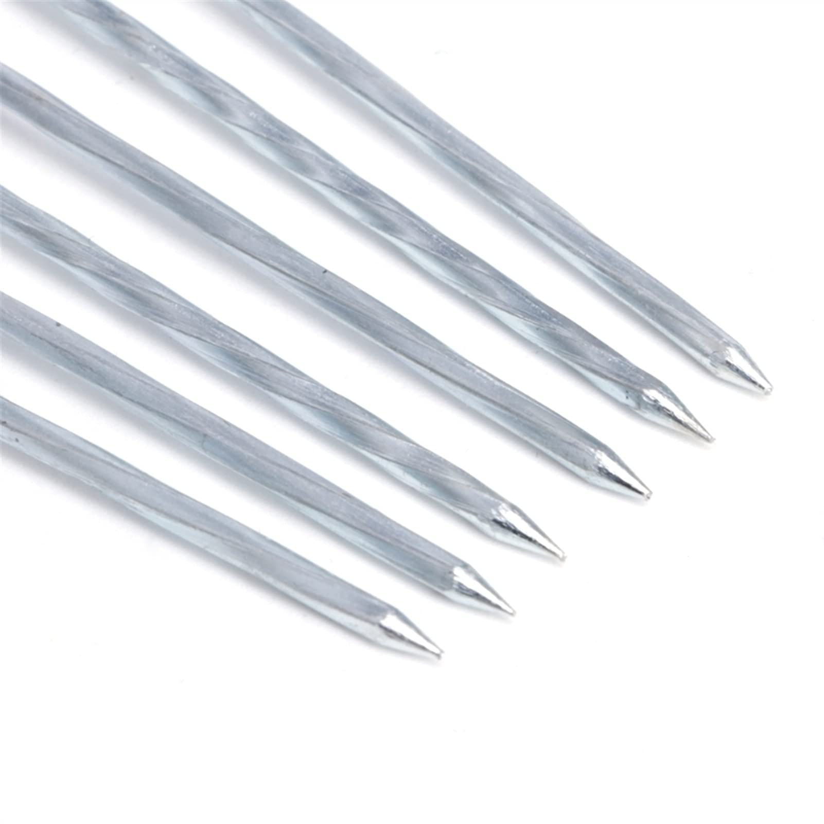 Spiedini da Barbecue 12pcs in Acciaio Inox BBQ arrosto arrostito Barbecue Grill Grill Kebab Needles Stick Maniglia in Legno Accessori per Barbecue BBQ