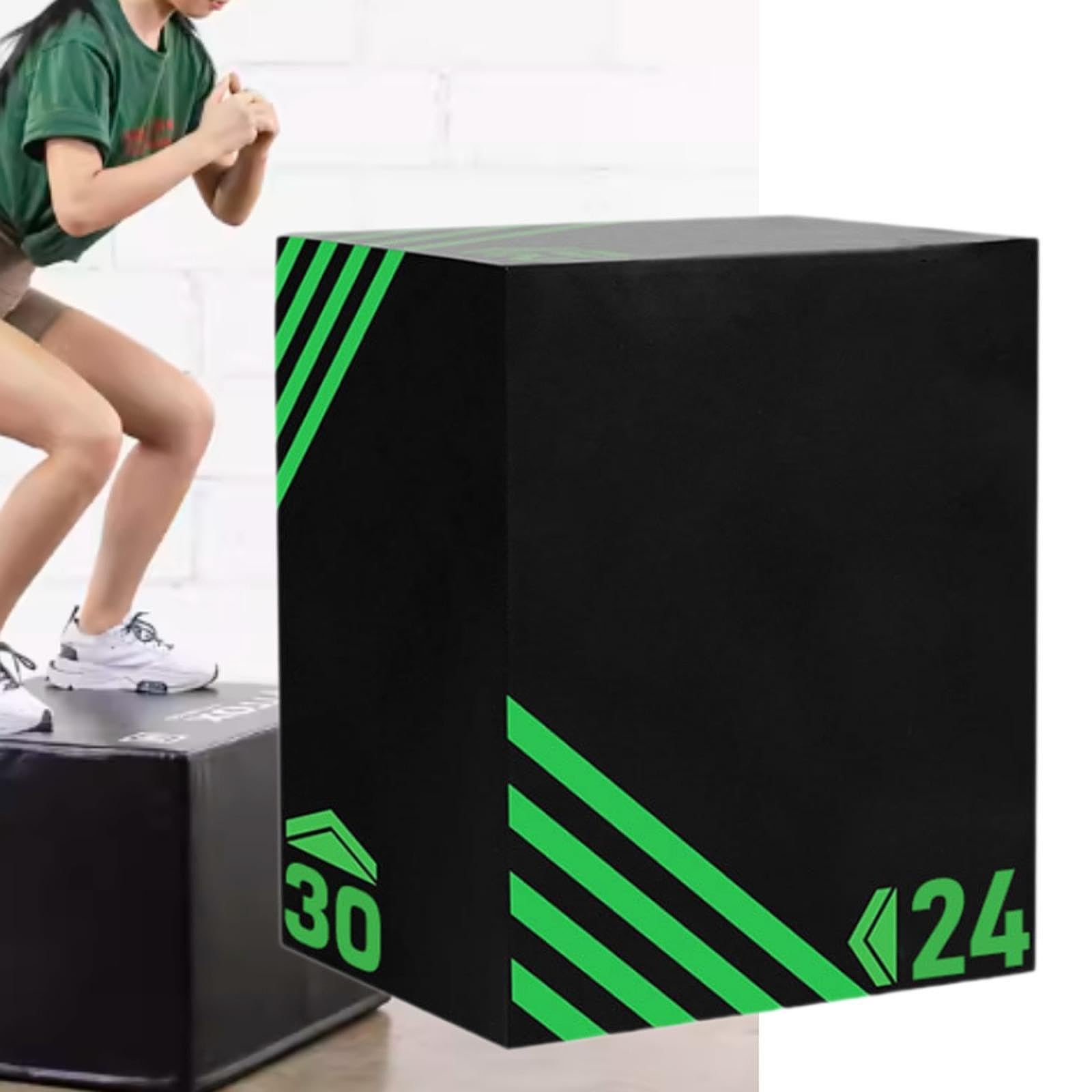Plyo Box per 3 in 1, Resistente e Morbido, per affondi, Esercizi di Salto, Allenamento della, Fitness, Style a