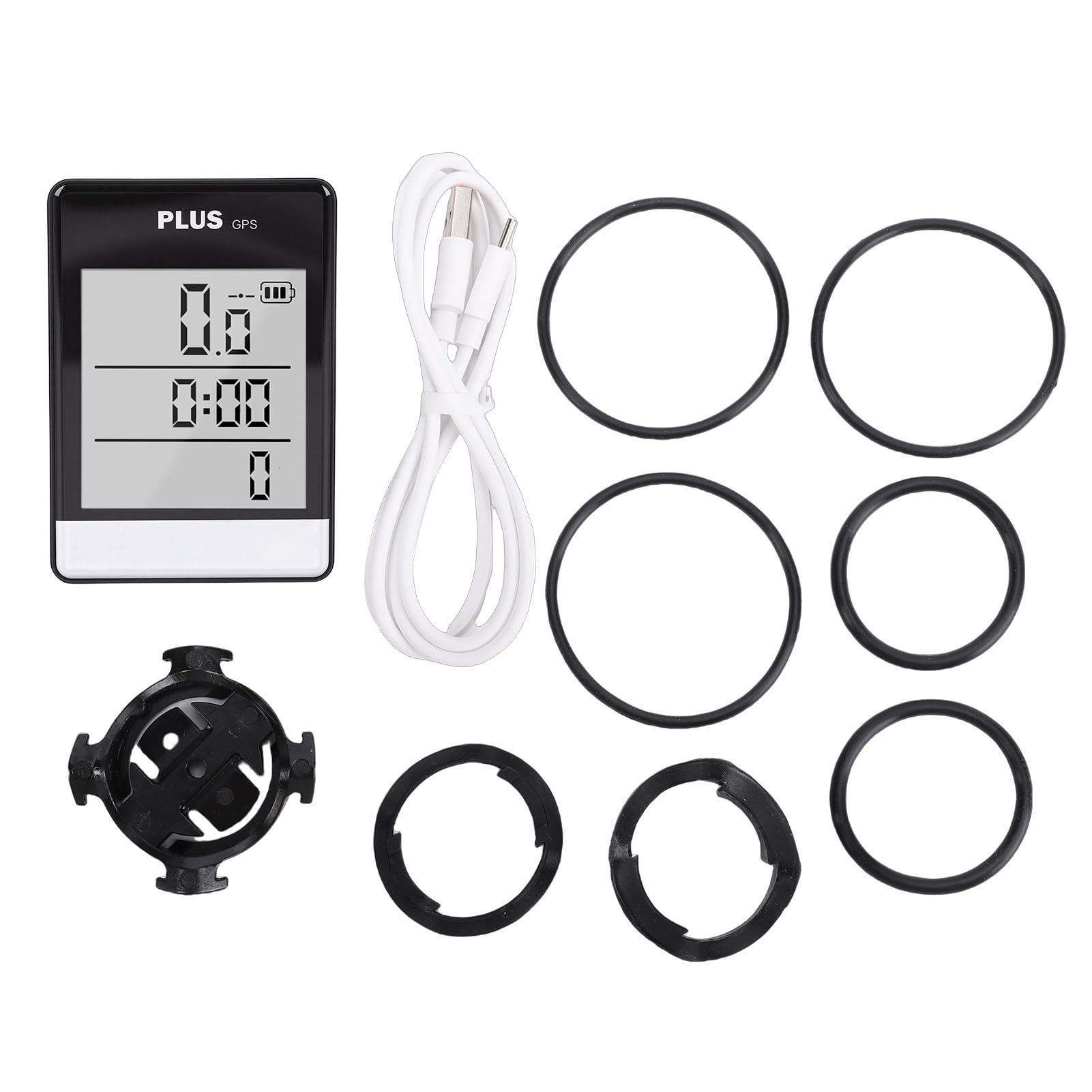 Computer da Bici GPS, Computer da Ciclismo Wireless con Schermo Retroilluminato da 3,26 Pollici, Contachilometri Contachilometri Impermeabile IPX6 Tracker da Ciclismo