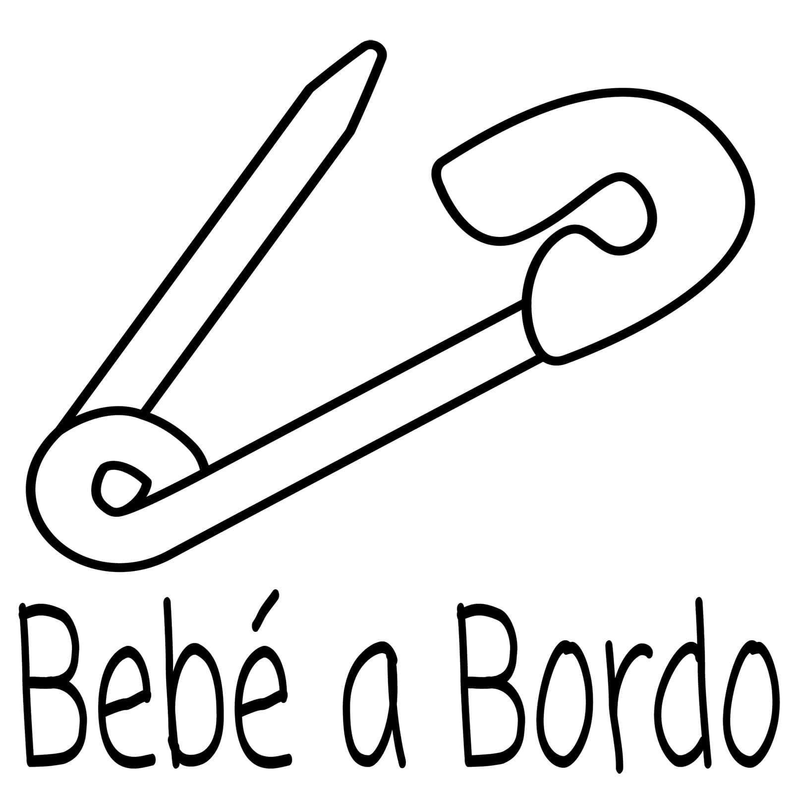 Pegatina Bebé a Bordo. Adhesivo vinilo para coche o moto. Sticker (Baby On Board, Baby In Car) (41.Bebé niño triángulo) — view 40