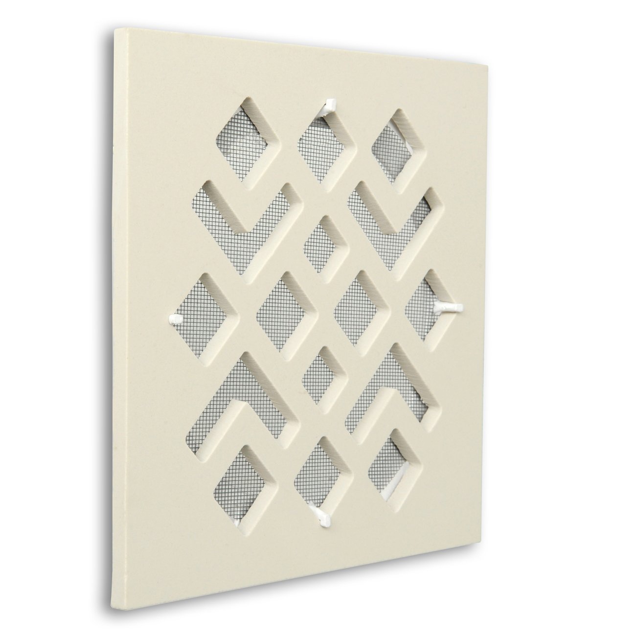 La Ventilazione CERGMSBIX Griglia di Ventilazione in Ceramica Gres, Bianco, 200x200 mm
