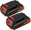 VANON 7.0Ah 20 Volt Replacement for Dewalt 20V Max Battery Lithium Ion Compatible with Dewalt Battery DCB200 DCB204 DCB206 DCB201 DCB203 DCB181 DCB180 2 Pack
