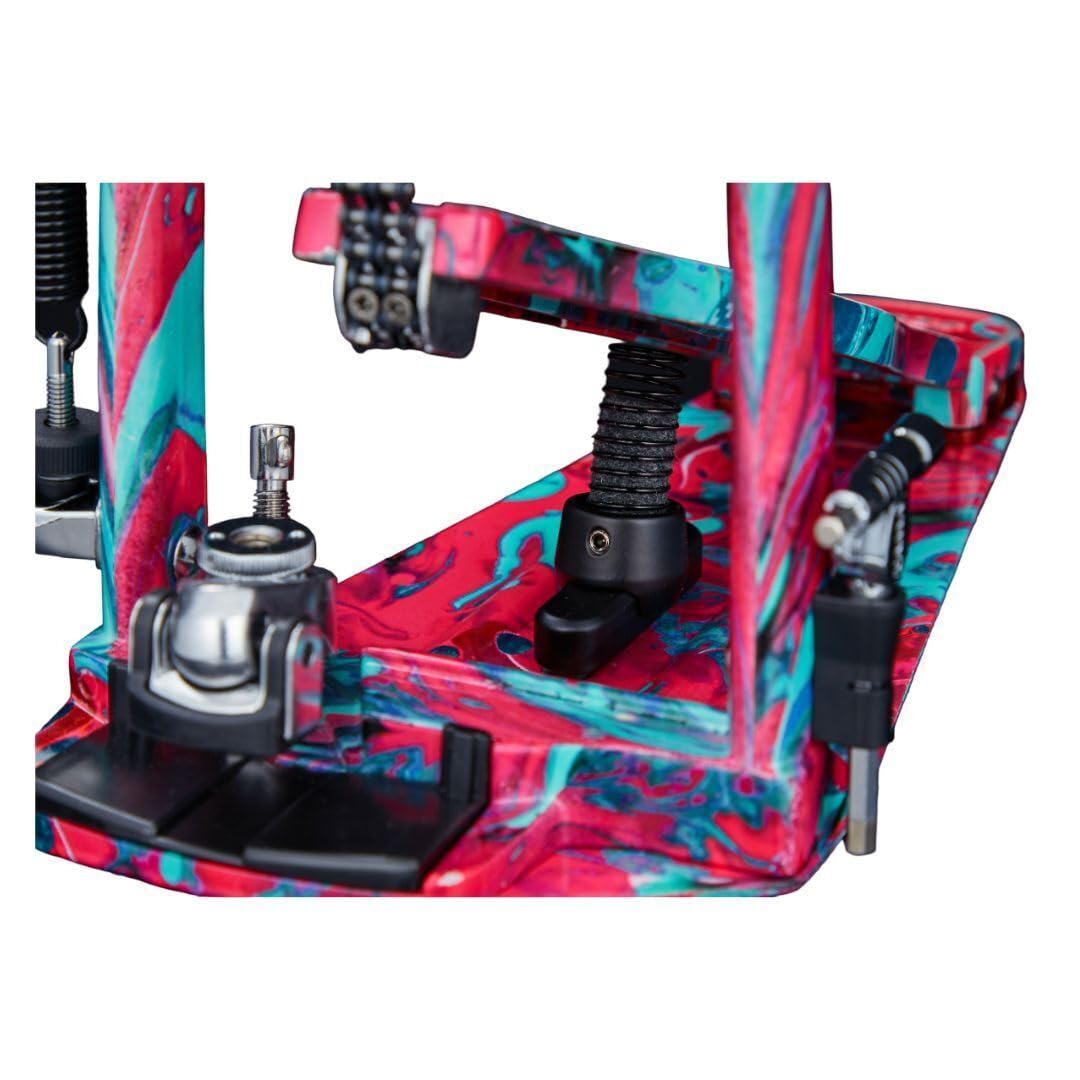 Tama HP900PWMCS Doppelpedal Iron Cobra Power Glide Marble Coral Swirl - Doppio pedale batteria