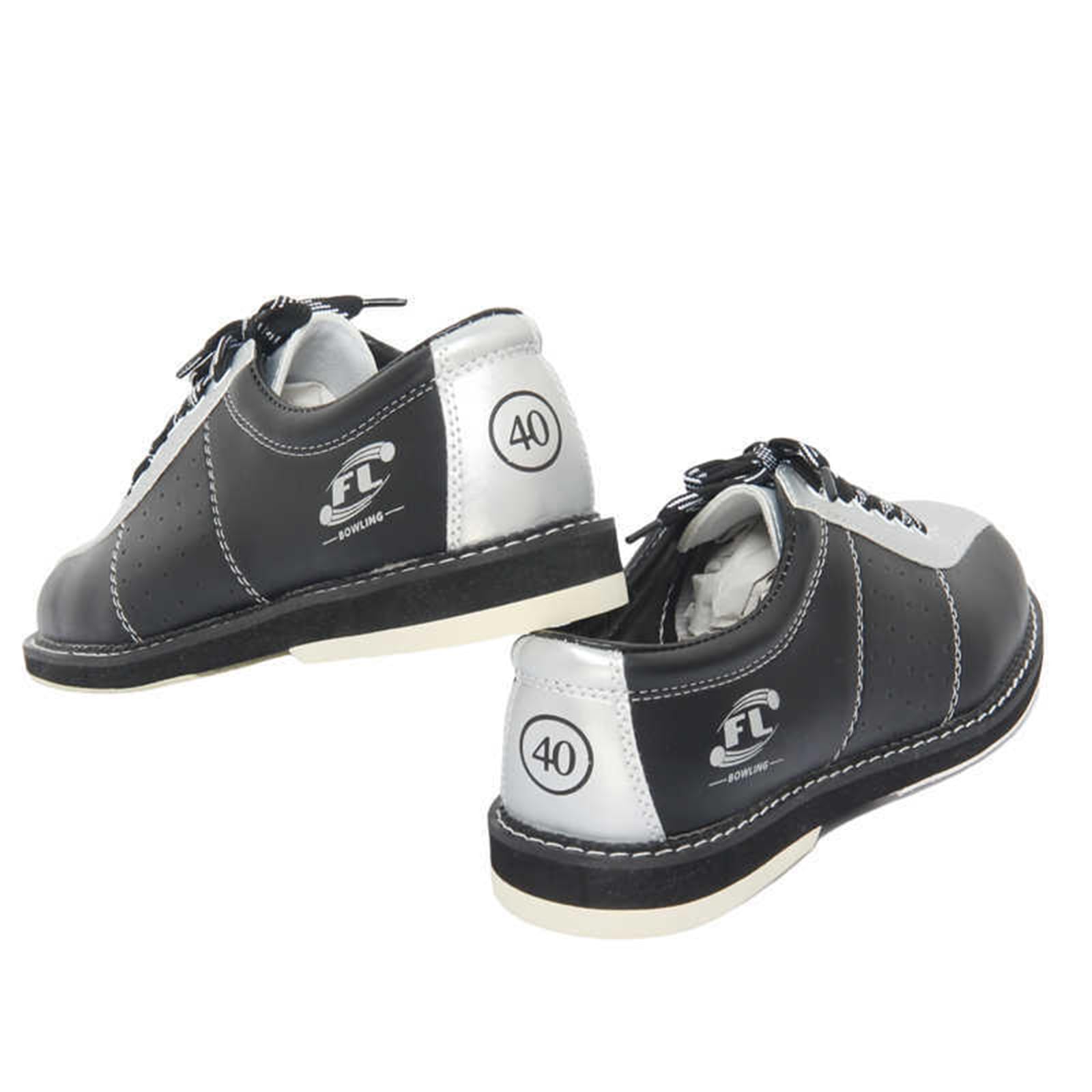Chaussures De Bowling,Cuir Chaussures De Bowling,Chaussures D'EntraîNement De Bowling,Respirantes AntidéRapantes,Amortissement RéSistant à l'usure,pour Femmes Hommes Et Enfants