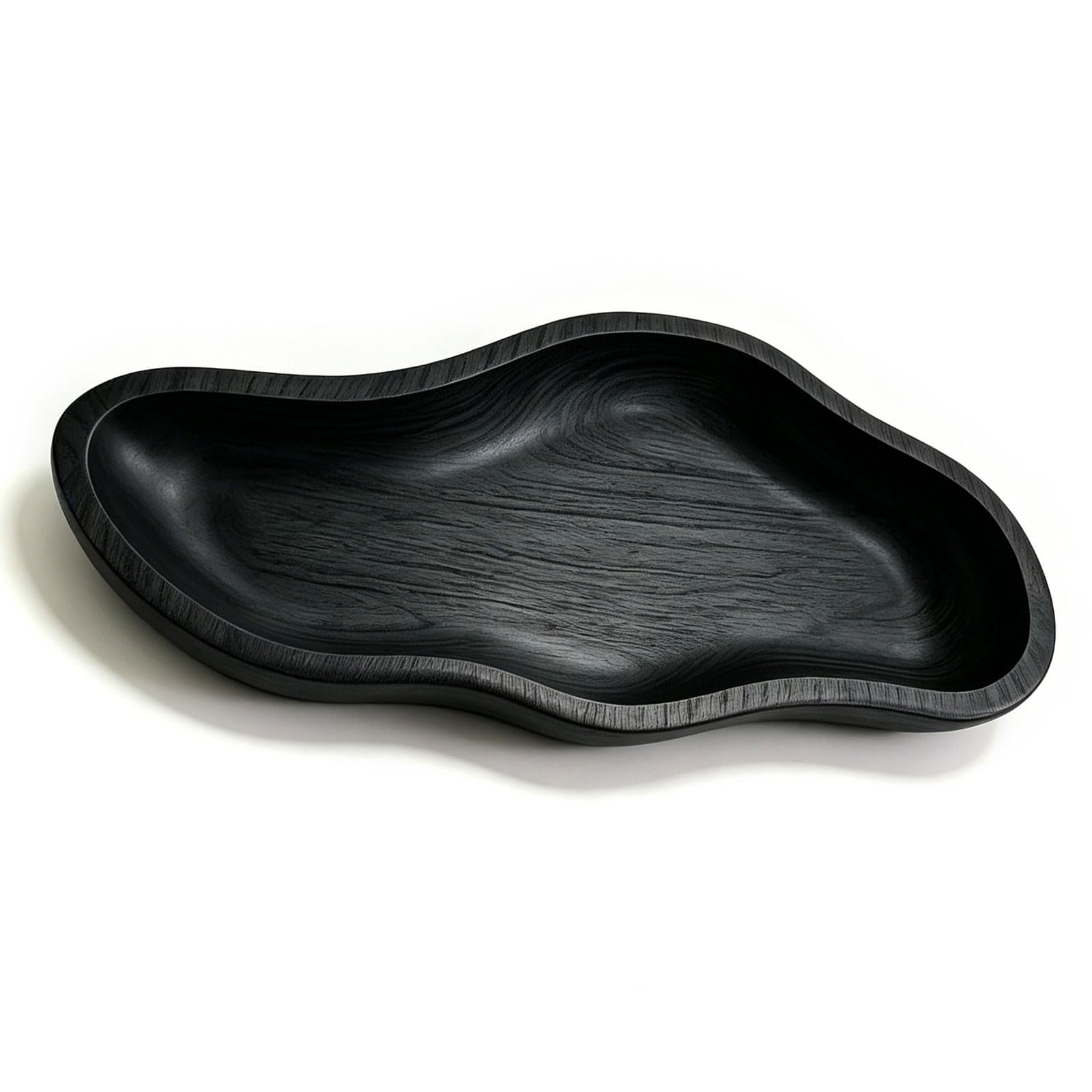 Oxxggkao Decorative Wooden Bowl Natural Wood Fruit Bowl, Irregular Creative Wood Bowls Hand Carved Candy Keys Serving Bowls Candy Keys Serving