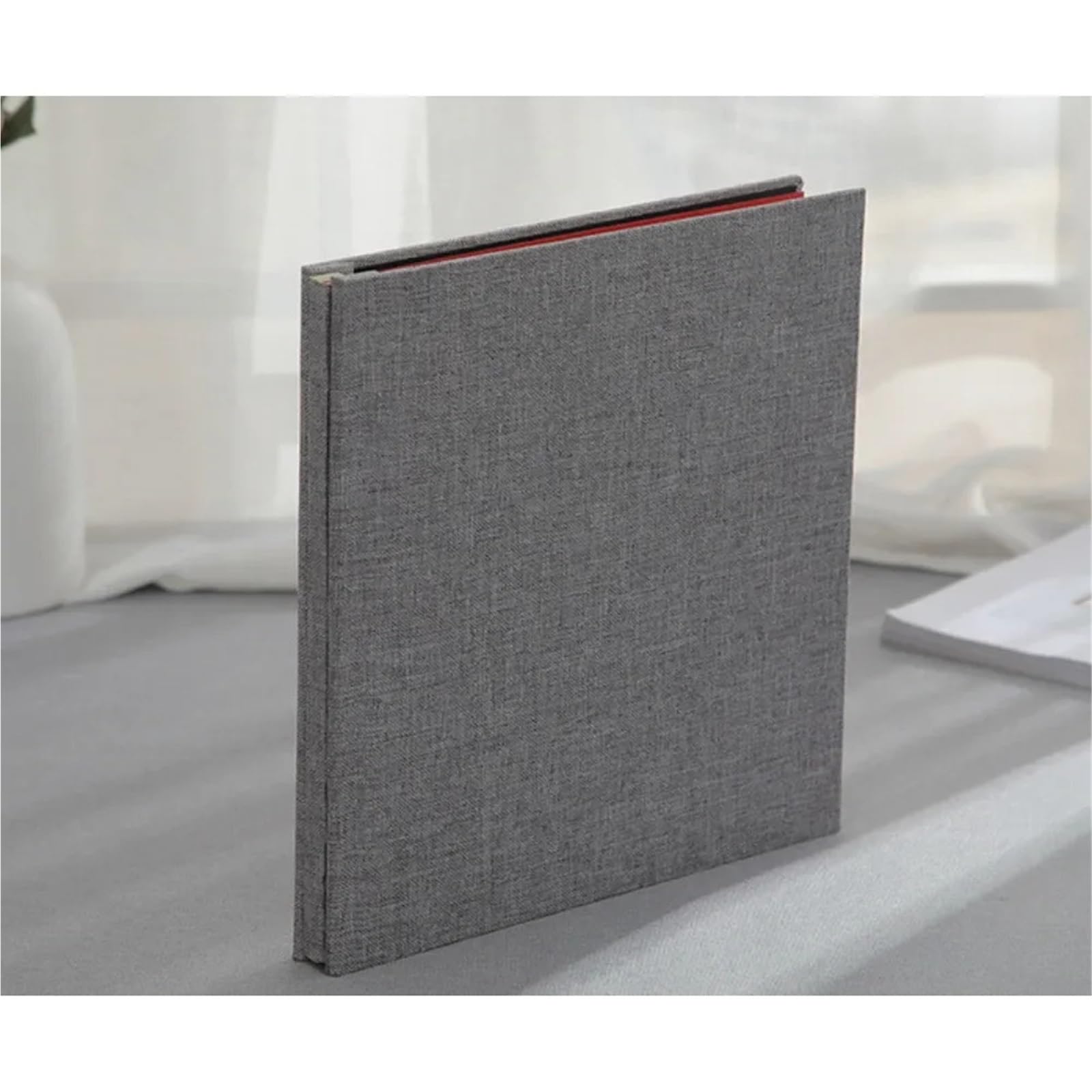 Album De Fotos Almacenamiento de fotografías, álbum recortes, estuche for fotos, marco for niños(Dark Gray)