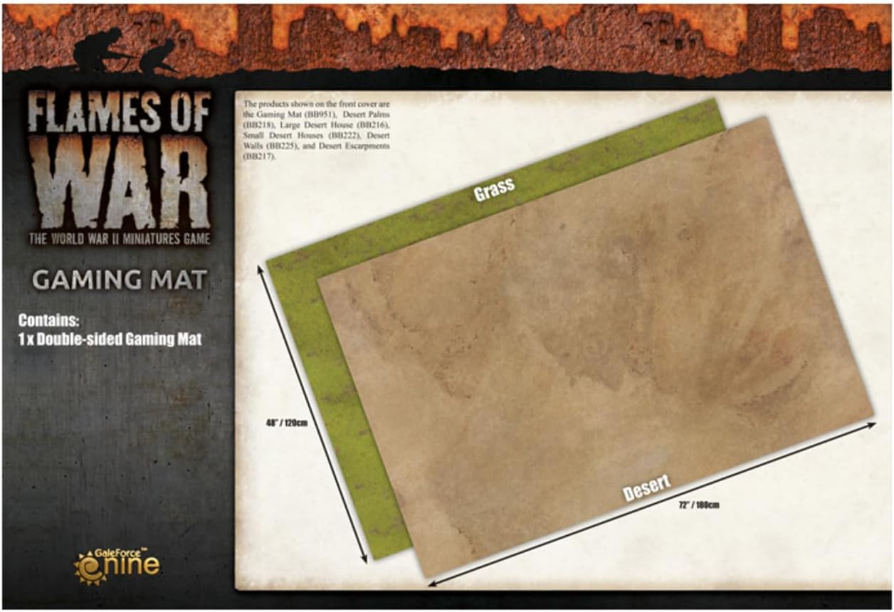 Flames of War Battlefield in a Box: 48" x 72" Gaming Mat BB951