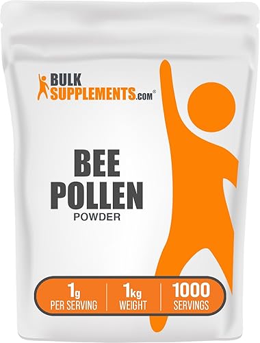 Miniatura 10 de BulkSupplements. com Polen de abeja en polvo, suplemento dietético, suplemento de polen de abeja, natural, sin gluten, sin relleno, 1000 mg por