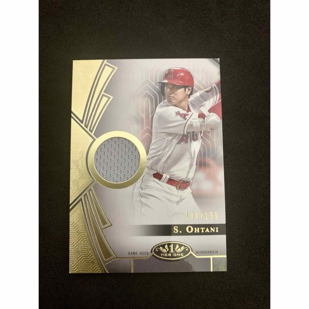 Amazon.co.jp: 大谷翔平 topps 2023パッチカードTierOne 199枚限定 