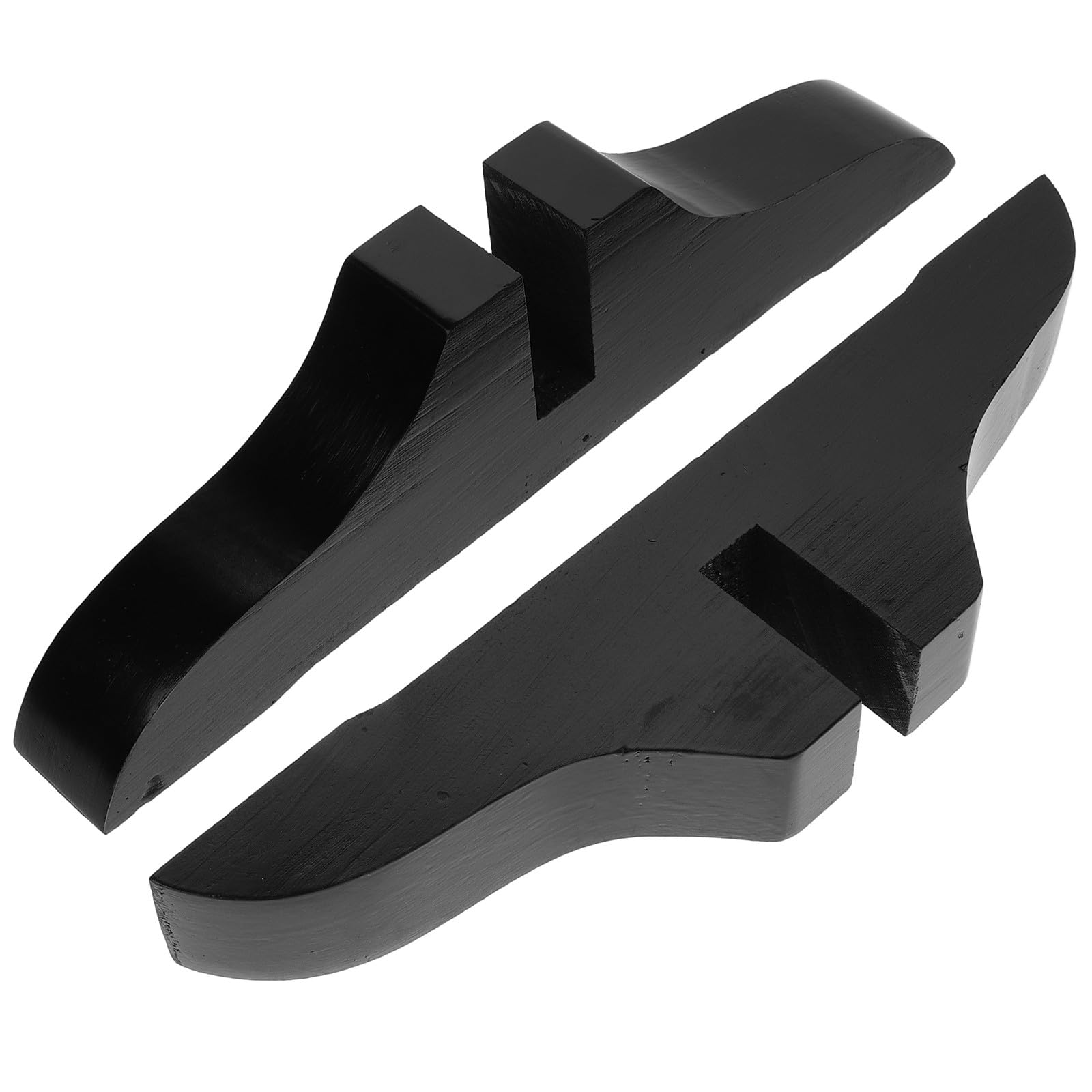 Supports de séparation de pièce en bois avec pieds renforcés durables, lot de 2