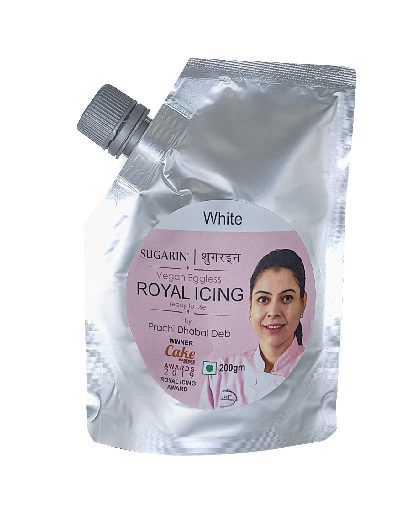 SUGARIN Vegan Eggless Royal Icing by Prachi Dhabal Deb | White | 200gm | Tube New Pack (B09V2QHVT3) Amazon Price History, Amazon Price Tracker