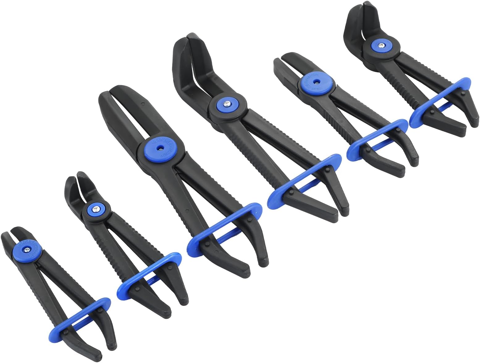 YanTone Hose Clamp Pliers Set – 6-Piece Nylon Pinch Pliers For Brake, Fuel & Coolant Hoses