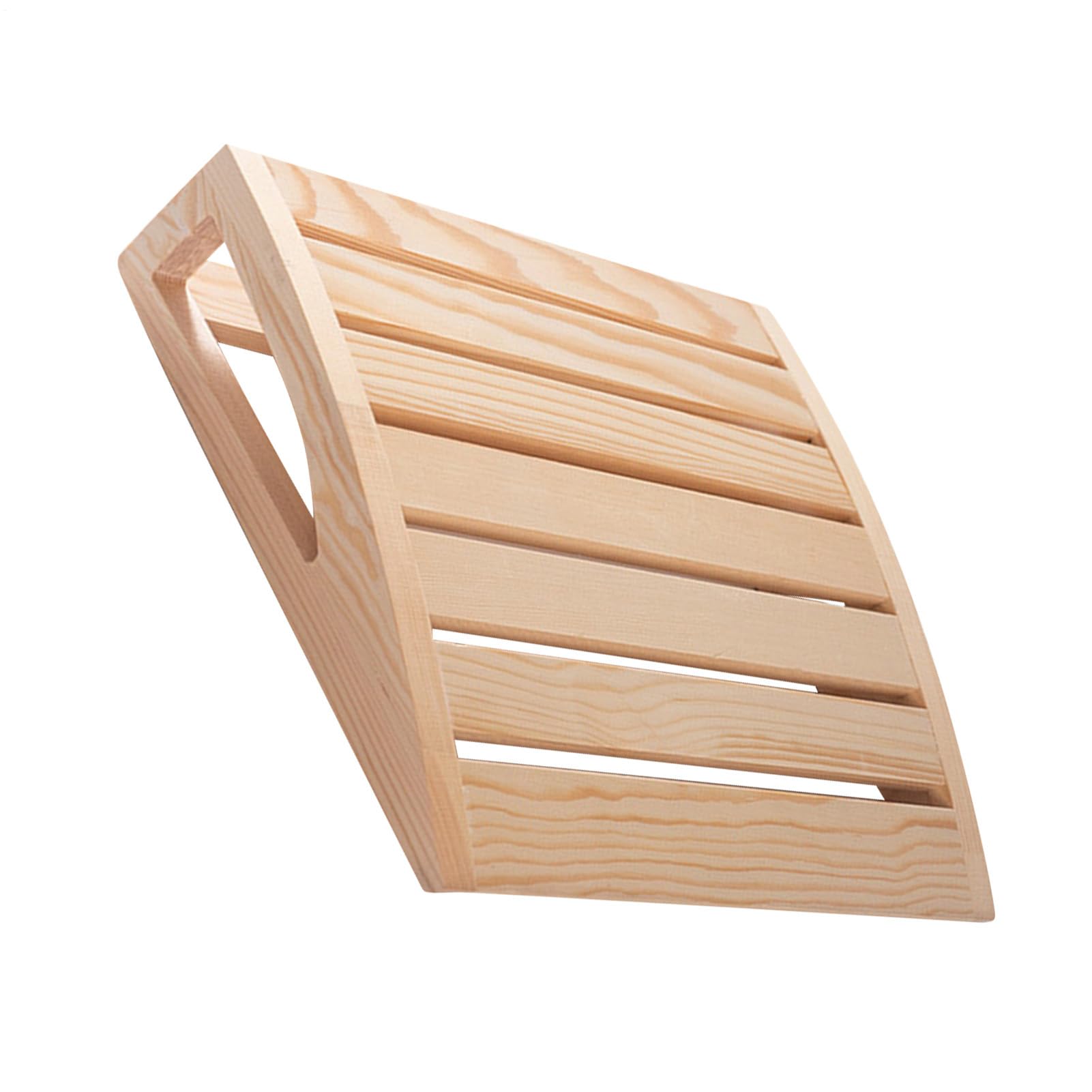 Genérico Reposacabezas De Madera para Sauna (38x31cm) - Diseño Ergonómico, Muscular Y Circulación Aire - Accesorio Sala Vapor, Relajación Profunda - Ideal Hombres/Mujeres