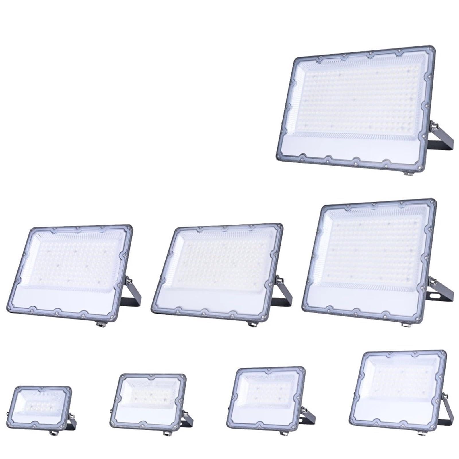 Gadsqdkok 35 Led Flood Light Ac 220V 100W 200W 300W 10W 20W 30W 50W Ip66 Waterproof Led Spotlight Floodlights Garden Street Gate Wall(,50W)
