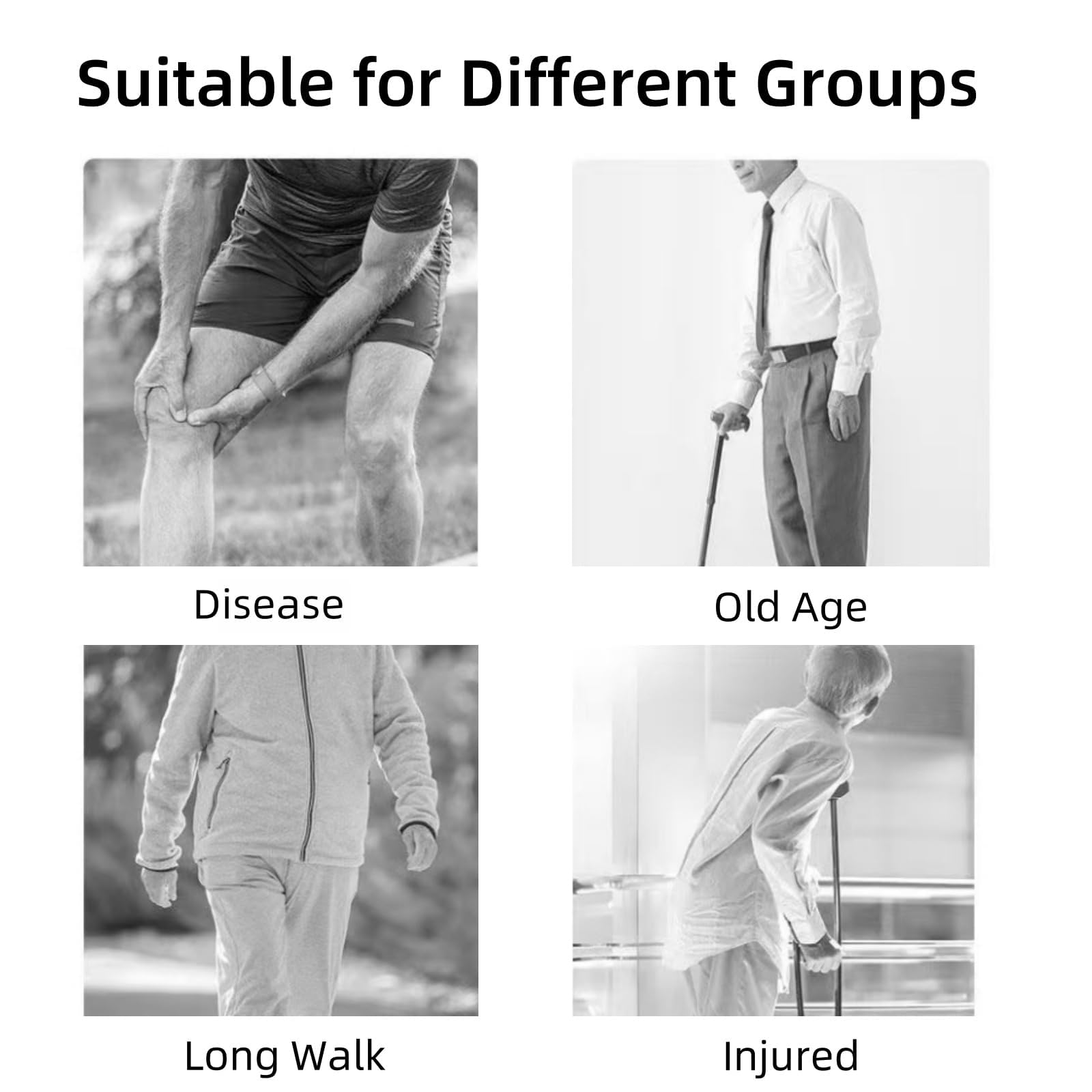 Ayuda para caminar, soporte de elevación de piernas, exoesqueleto de escalada para asistencia de movilidad, ayuda para caminar para ancianos y adultos