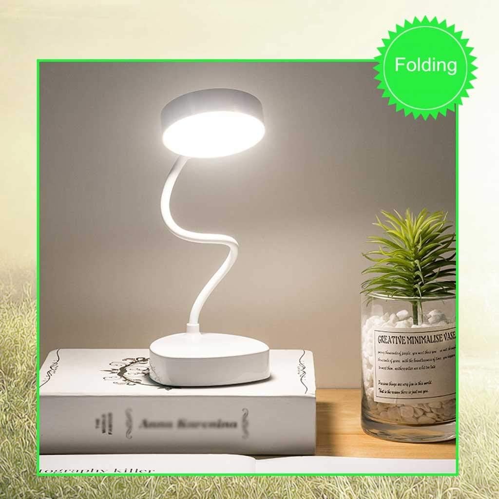 Portable USB Rechargeable Led Folding Desk Lamp Eye Protection Touch Dimming Working Reading Table Lamp Led Light 3 Colors