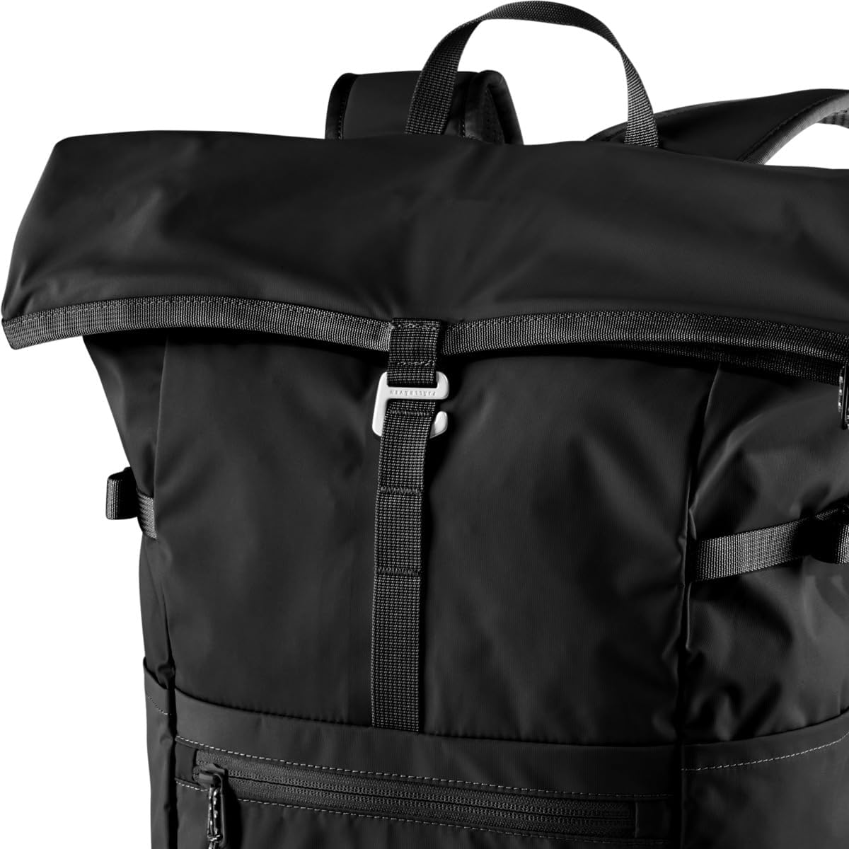 Fjällräven High Coast Foldsack 24 Backpack - Lightweight, Quick-Dry Fabric, Water-Resistant Design - Hiking, Travel, Black