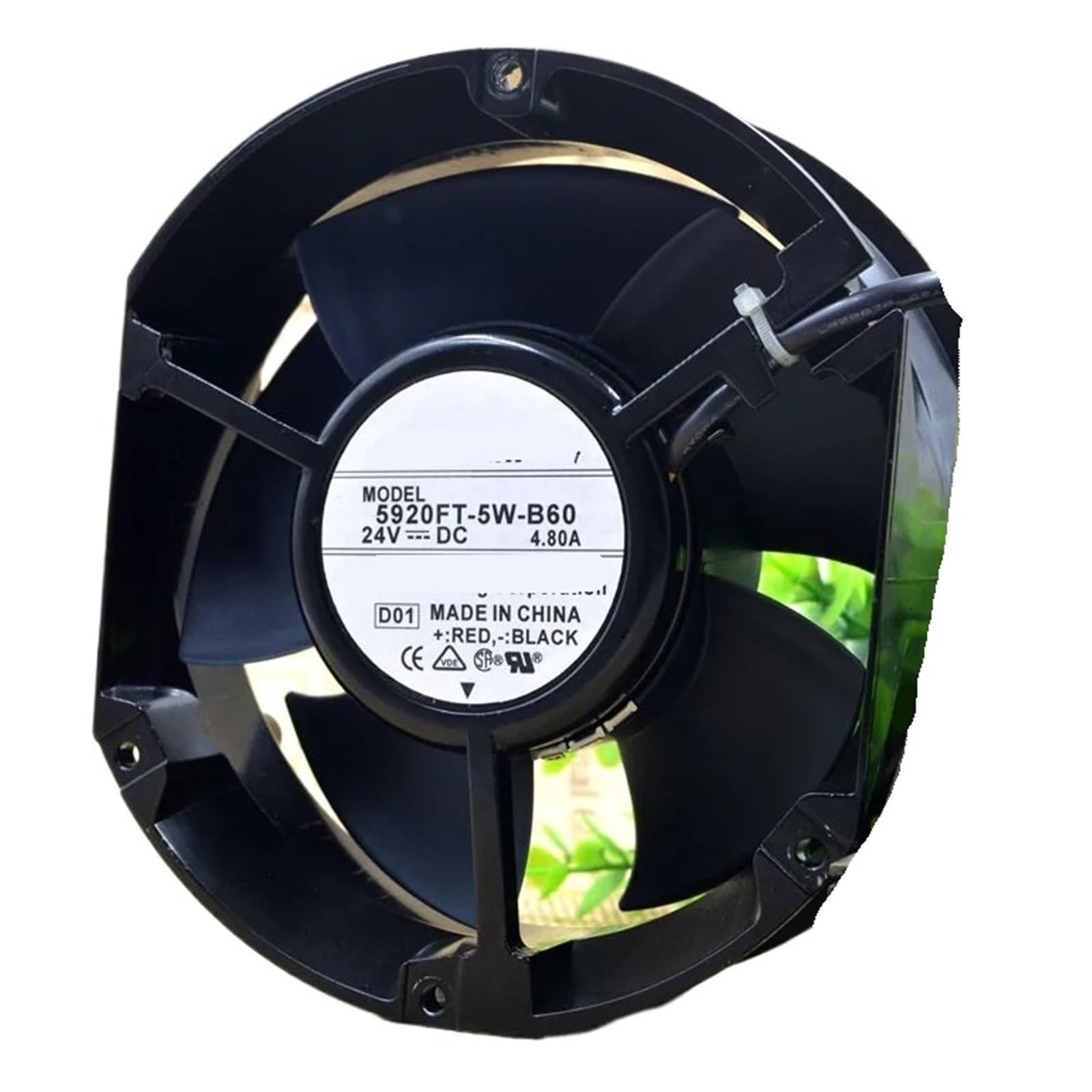 ZVQYSGIW 5920FT-D5W-B60 24V 4.80A 17502 172 * 51 mm Cooling fan