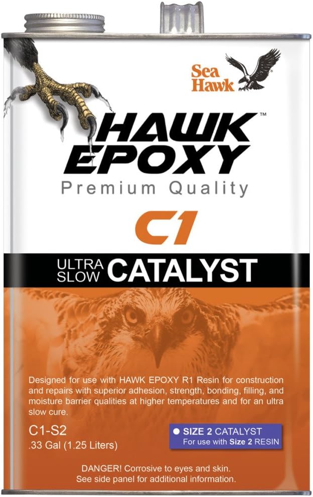 Seahawk Ultra Slow Catalyst Size 2.33 GL - Hawk Epoxy