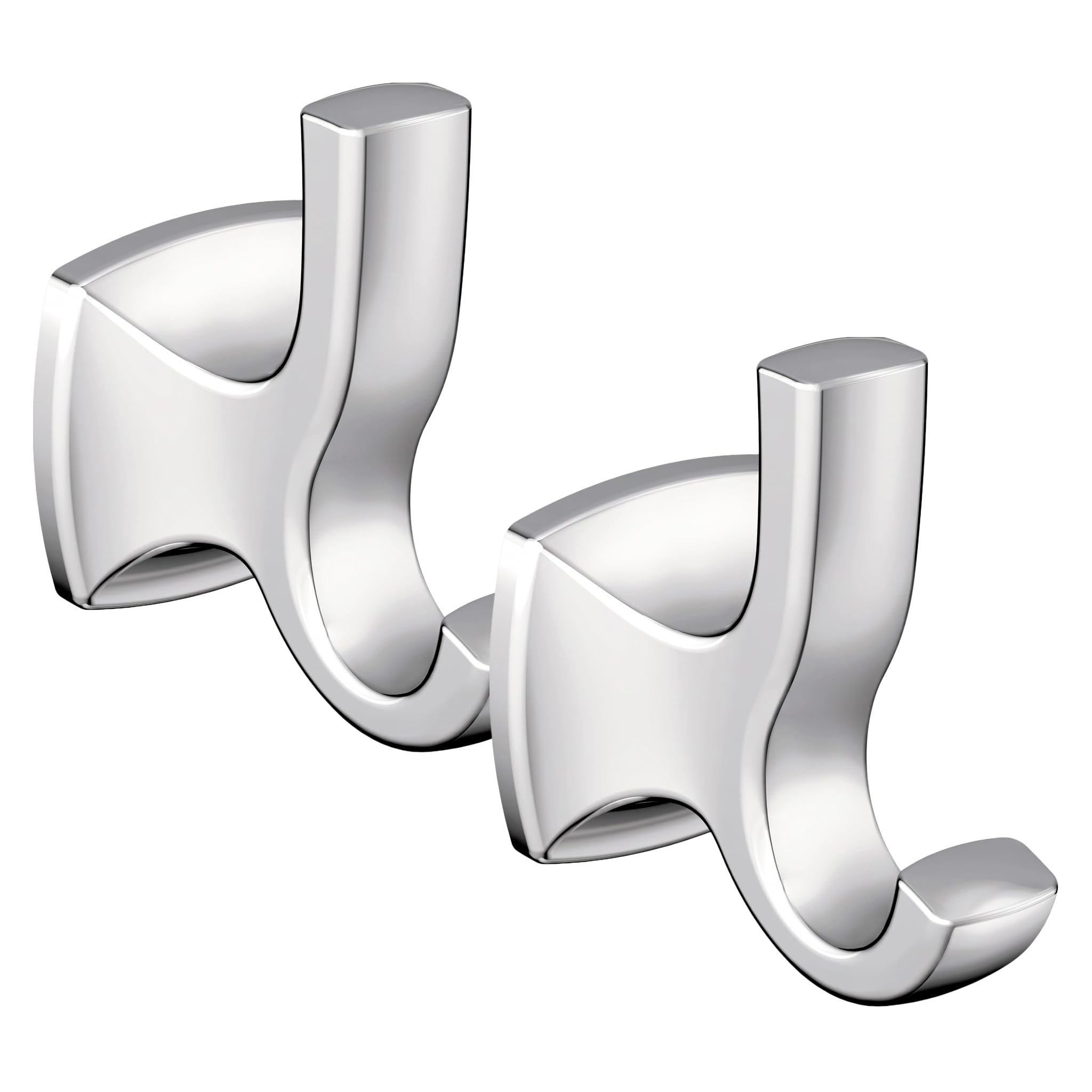 Moen Voss Collection Brushed Nickel Pivoting Toilet Paper Holder, Wall Mounted Double Post Toilet Tissue Holder, YB5108BN — Amazon image 11