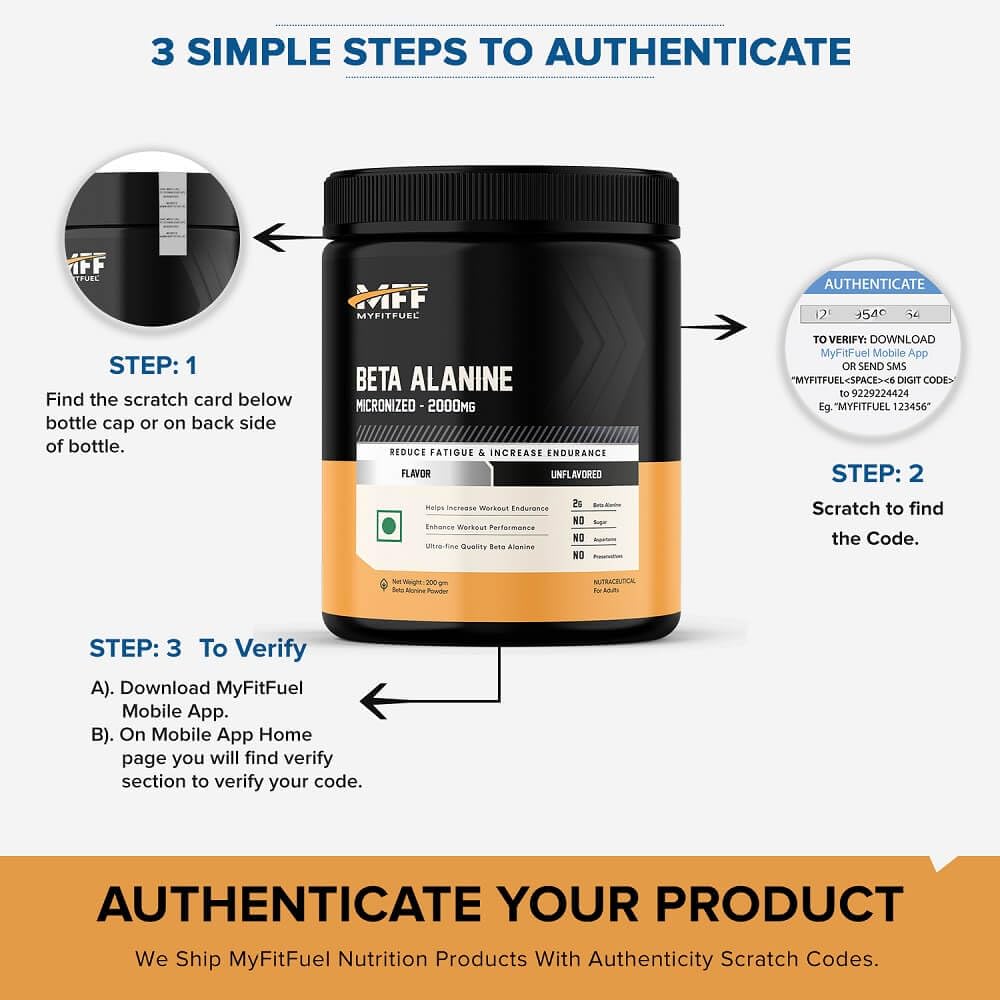Beta Alanine (200 gm) Unflavoured 4