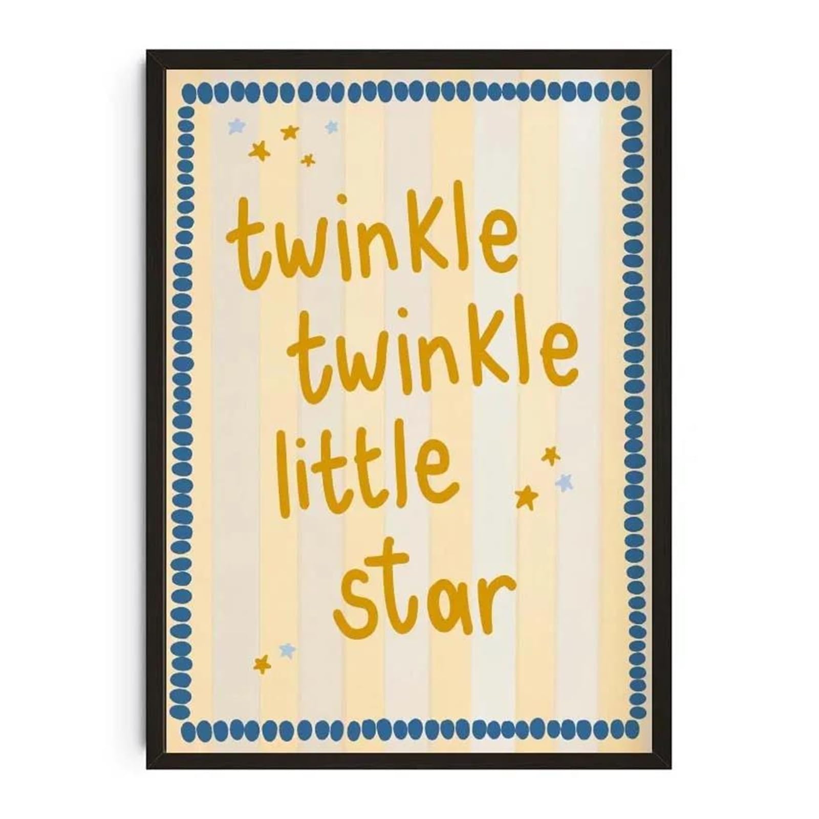 XENITE Wall Art Canvas Prints Animals Poster Prints Nordic Floral Bunnies Nursery Cool Bear Goose Wall Art Whimsical Rabbit Canvas Painting For Kids Room Playroom Decor(T,50x70cm)
