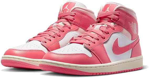 NIKE ナイキ AIR JORDAN1ジョーダン1 アトモスフィア ピンク JORDAN BRAND AIR JORDAN 1 MID (GS) PINK FOAM /WHITE-FIRE RED