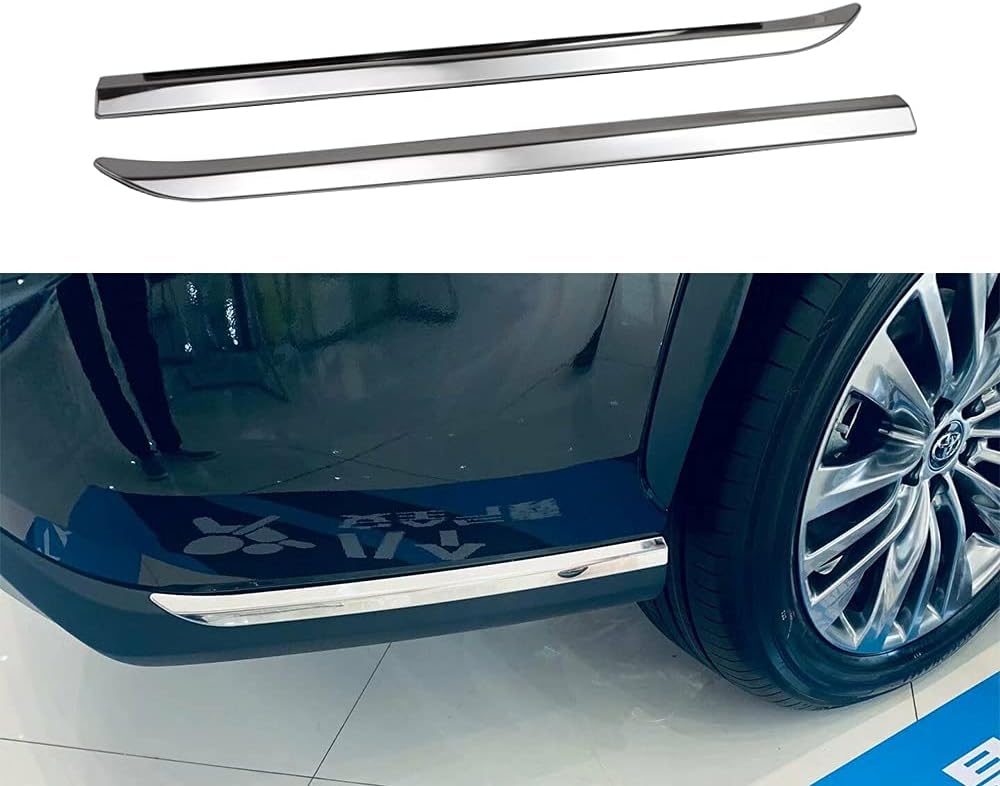 Rear Bumper Molding Trim Cover Fits for Toyota Highlander Kluger 2020 2021 2022 2023 2024 2025
