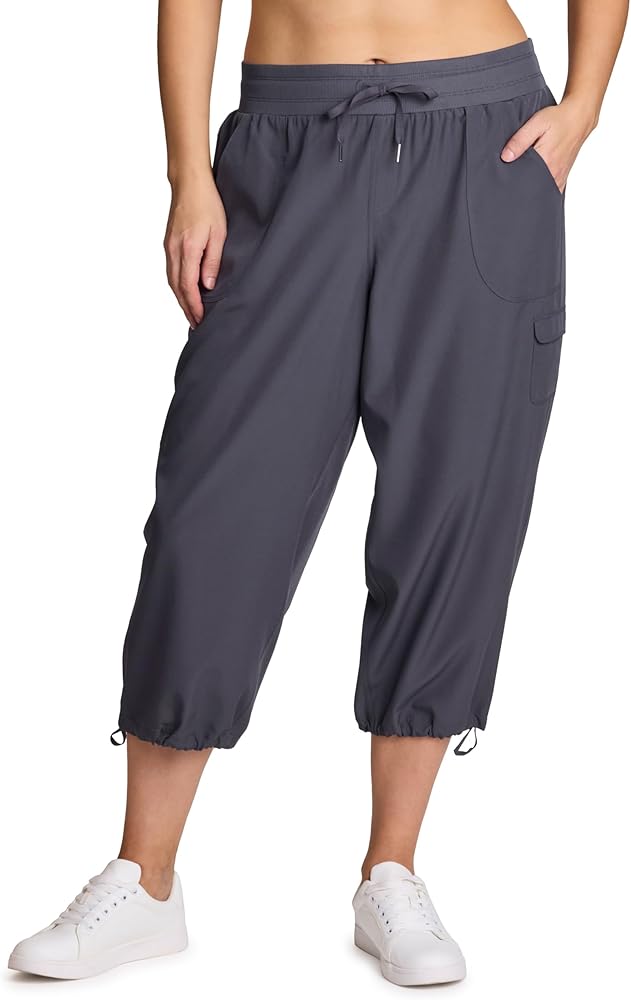 Amazon.com: RBX Women's Plus Size Lightweight Drawstring Cargo