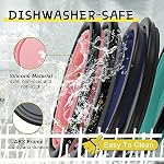 Collapsible Dog Bowls for Travel, 2-Pack Dog Portable Water Bowl for Dogs Cats Pet Foldable Feeding Watering Dish for Traveling Camping with Carabiners, BPA Free (Grey&Black, Small (Pack of 2)) - Image 4