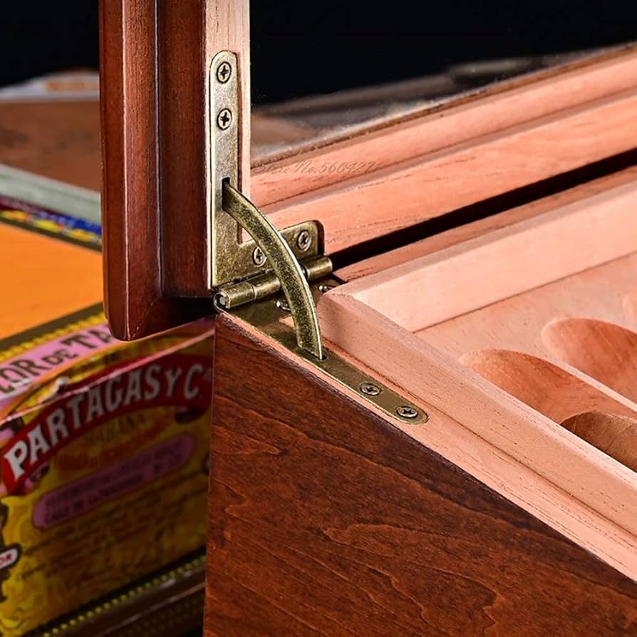 Amazon.co.jp: ヒュミドール シガー ヒュミドール 大容量 二層