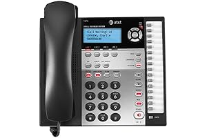 AT&T 4-Line Expandable Corded Phone System with Caller ID