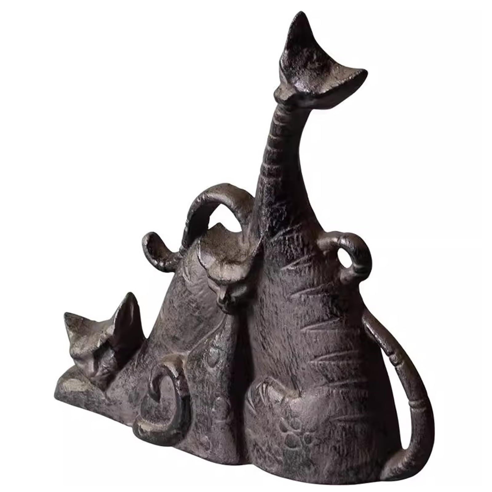 Fermaporte Fermaporta in Ghisa Peso per Tenere La Porta Aperta, Ferro In Ghisa Fermaporta per Gatti per Fessure Tra Le Porte Di 4-6 mm, Fermaporta In Stile Rustico per Cameretta