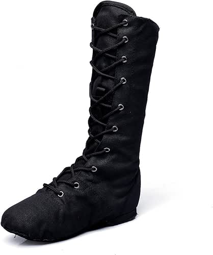 MSMAX Adult Dance Boots High Top Ballet Jazz Dancing Sneakers