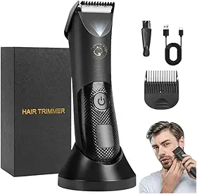 Aparador Pelo Barba Elétrico Anti Corte Prova d´agua c/LED