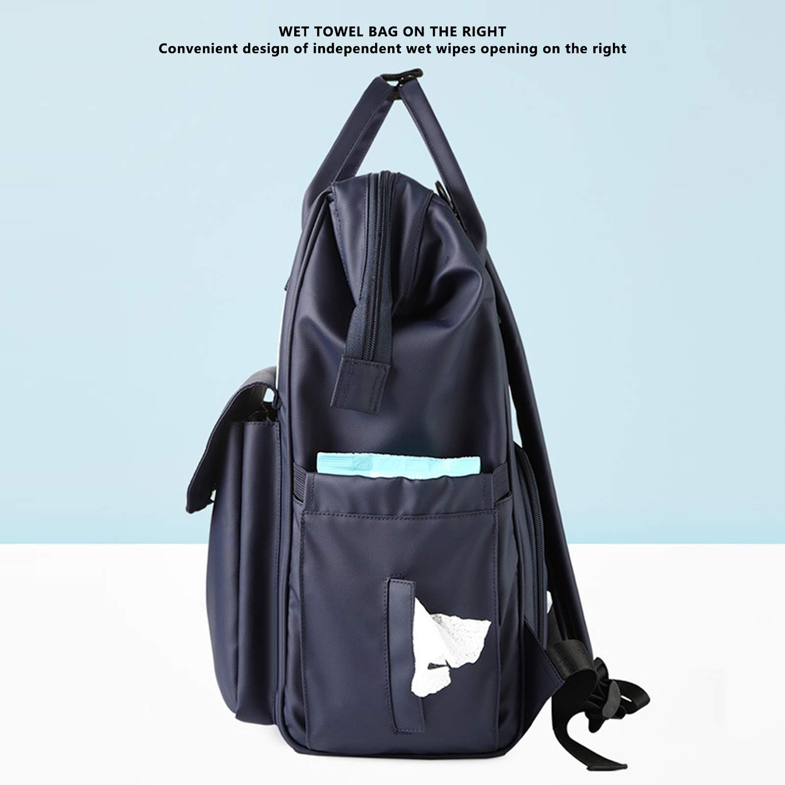 Borsa per Pannolini per Neonati, Zaino per Neonati Zaino per Neonati Essentials Borsa con Manico Zaino da Viaggio Unisex Elegante Borse per Pannolini Zaino da Viaggio per Mamma,
