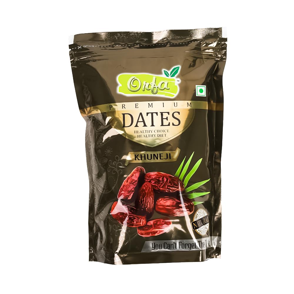 ORFA Natural Sweet Khuneji Indian Desert Uniquely Flavorful palm Dates Khajoor Khajur Dryfruit 500G Pack (B0CQTLWXGM) Amazon Price History, Amazon Price Tracker