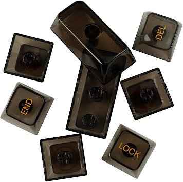 155 Crystal Backlit Keycaps Black Virtual War MDA Profile Shine Through PC for MX Mechanical Keyboard 96 87 84 80 75 68 64 Split