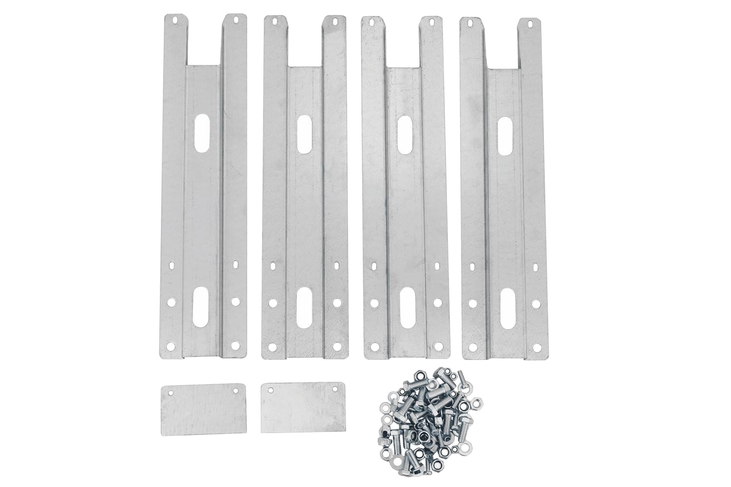 UNITRAILER Seitenverstärkung H300 für Gartenanhänger Garden 264 und 265, 4er-Set 30 cm Bordwand-Verstärkung zur Erhöhung der Stabilität beim Transport Schwerer Lasten