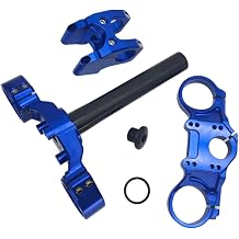 Fastace Triple Clamp Handlebar Mount 7075AL+6061AL for Fastace Fork ALX13RC AHX12RV, Compatible with Surron LBX, E Ride Pro SS, Talaria Upgraded with Fastace Shocks Blue