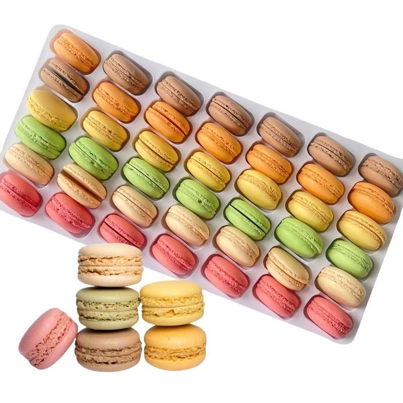Macron French Cookies,Gift Box,Variety of Flavors Cookies Imported,– 42 PCS – French Macarons, Delicious Luxury Gourmet Gift, An Ideal Gift Baked Goods