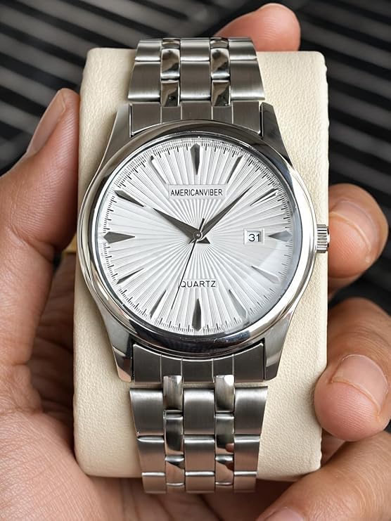 Image of Mister Empire Affordable Men's Wrist Watch Under 499 | Men Watch | Classic Round Dial | Quartz Movement | Stainless Steel Belt | Lightweight & Durable Design | Analog Display | Adjustable Lock |Trendy Party & Office Wear