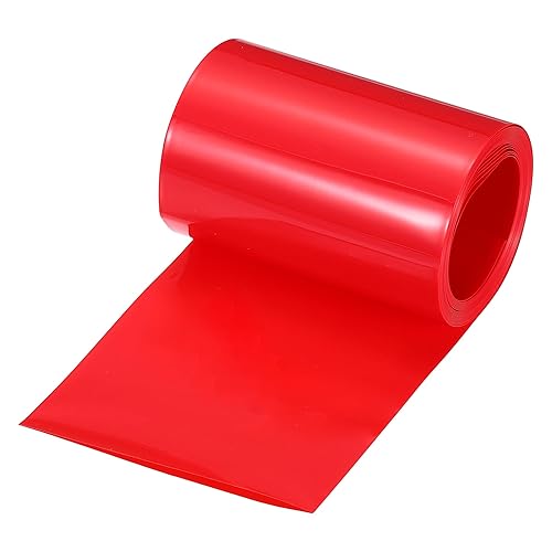 Miniatura 6 de MECCANIXITY Tubo termorretráctil de PVC de envoltura de batería 3.543 in plano 10 pies claro buen aislamiento para paquete de baterías