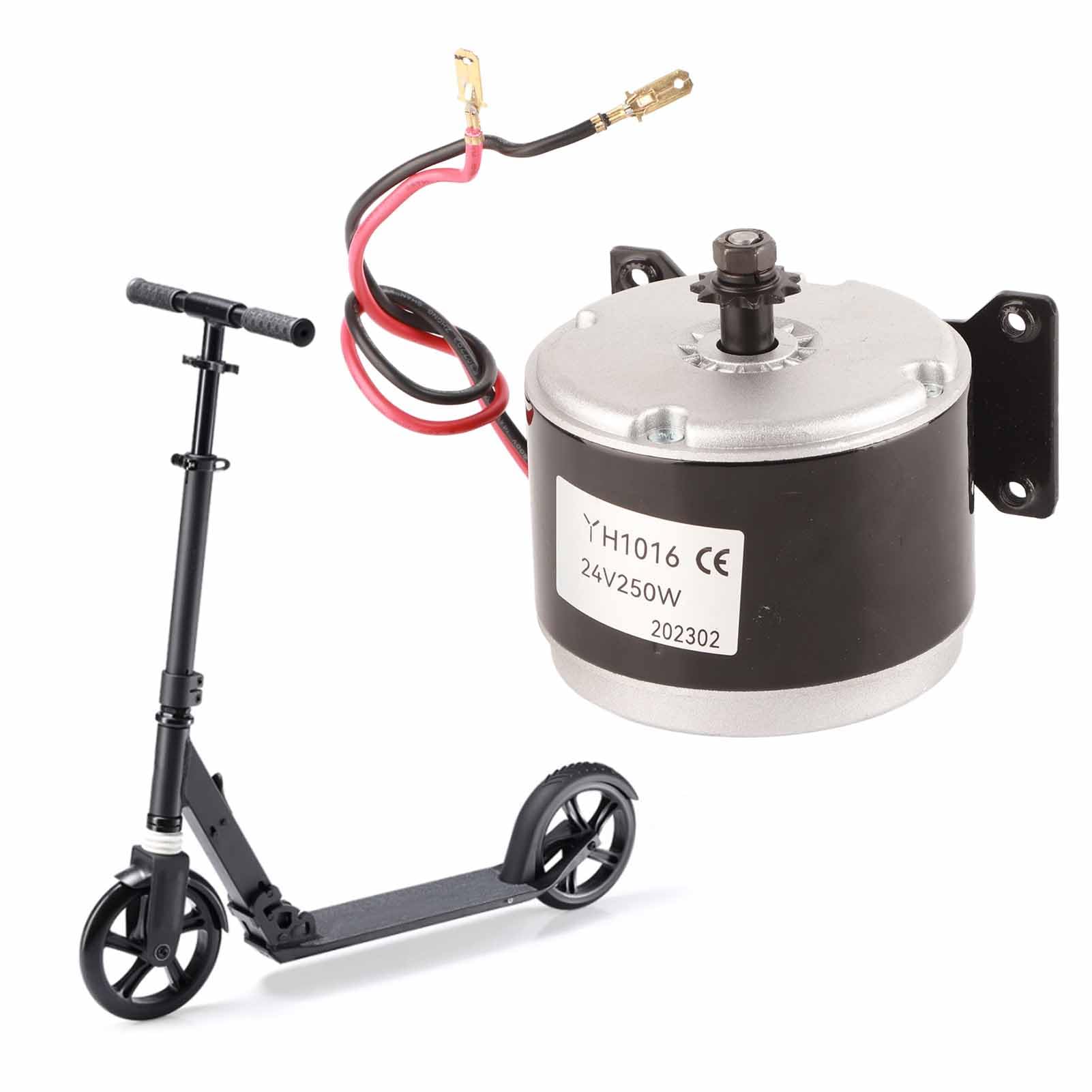 KIMISS Motore Elettrico Spazzolato 24V 250W 2750 Giri/min per Scooter Elettrico e Veicoli Fuoristrada
