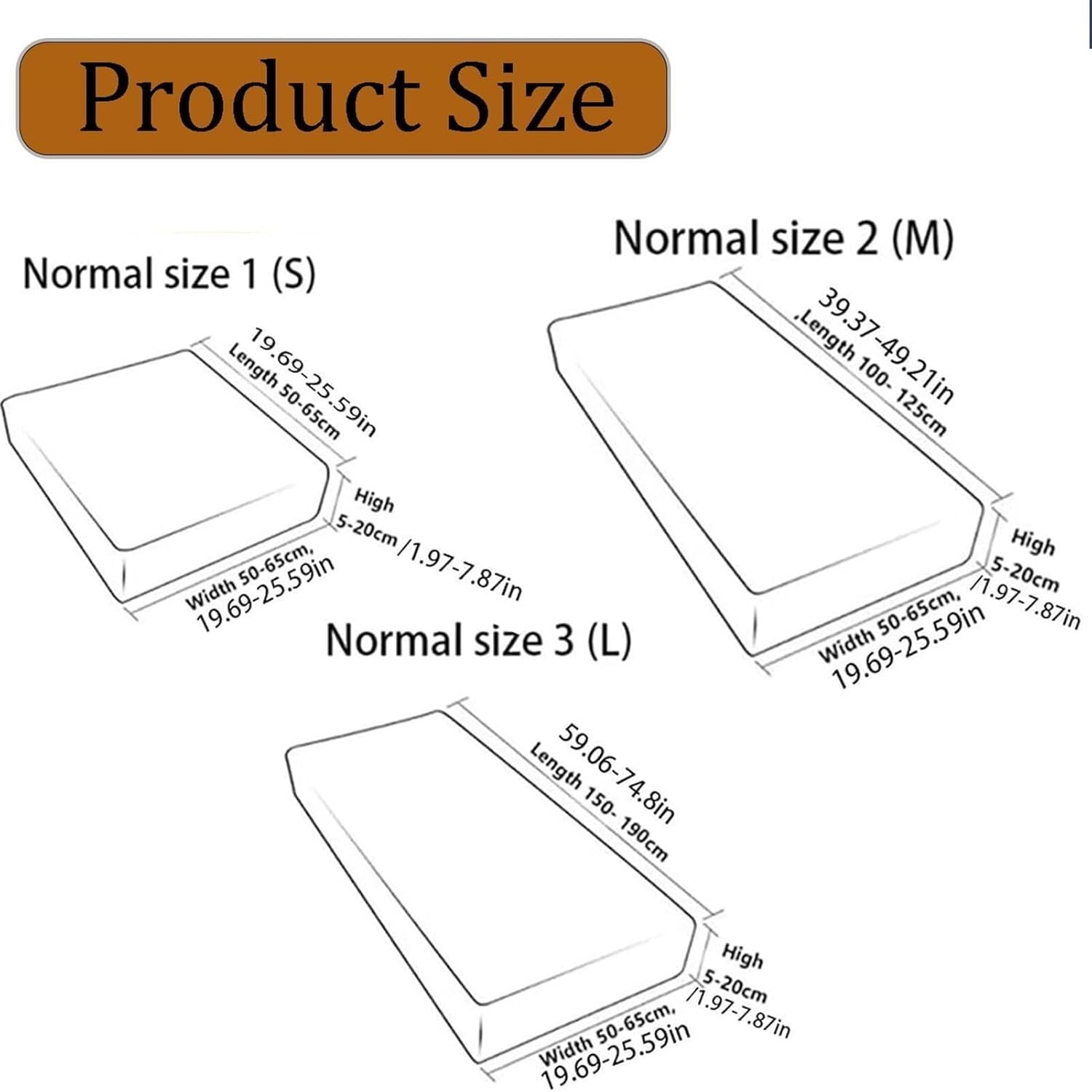 1/2/3-Pack Rattan Stretch Cushion Covers – Polyester Garden Furniture Seat Slipcovers for Patio, Balcony & Indoor Chairs, Universal Fit Replacement(White,2PCs Length 150-190cm)