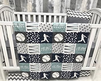 baseball baby bedding