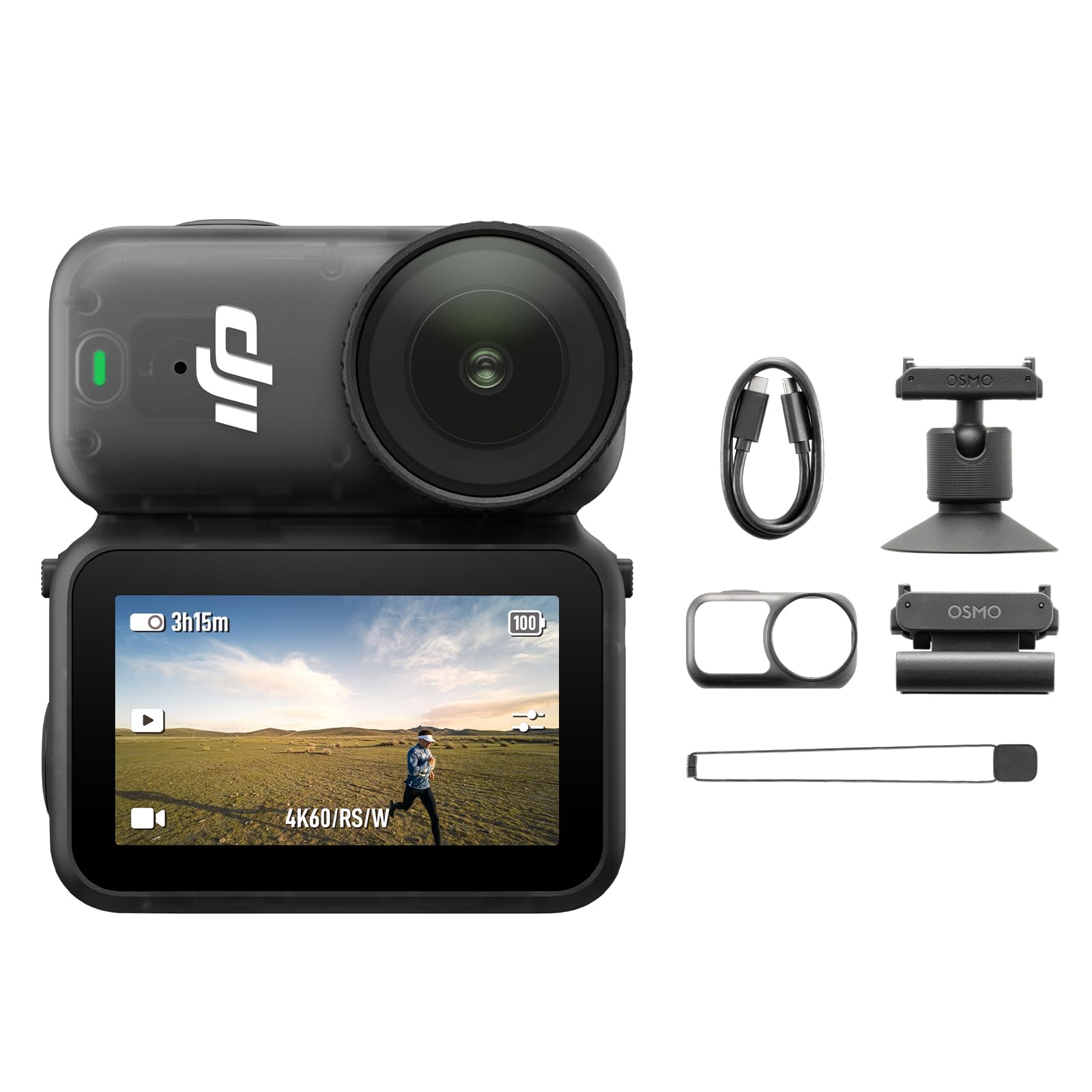 DJI Osmo Nano Standard Combo (128 GB)- 4K/60fps kleine Mini-Cam mit 1/1,3″ Sensor, 143° Weitwinkel-Video, 200 min Akku, überall anbringbar, wasserdicht POV-Kamera für Sport, Vlog, Fahrrad – Amazon Angebot