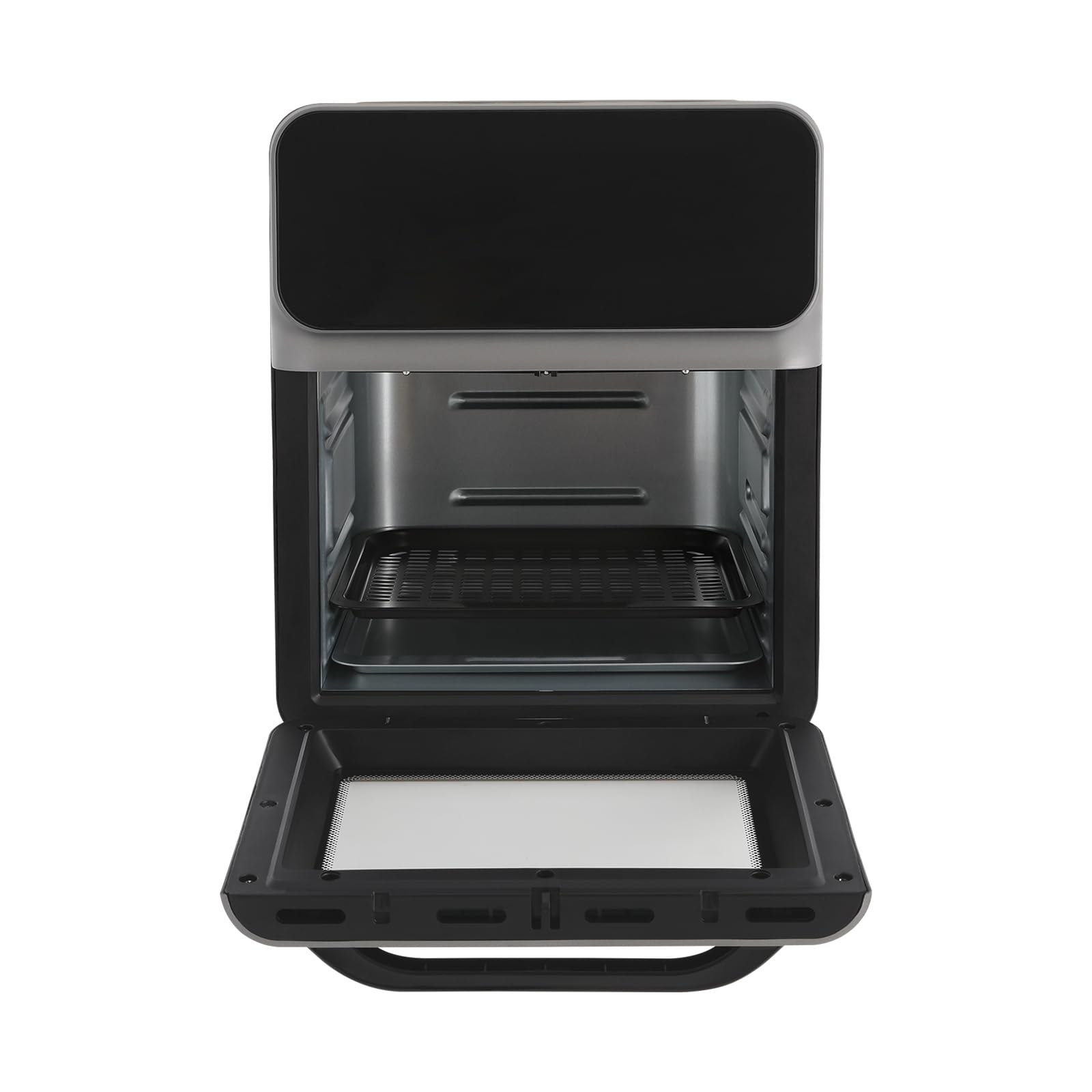 Friggitrice ad aria,air fryer 10L,senza olio con finestra,touchscreen LED